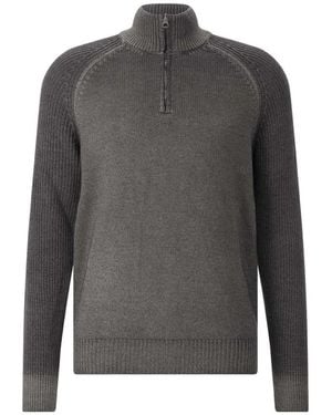 Belstaff Hoodies & Sweatvesten ,Groen ,Wol Zip-Through Sweatshirt - Grijs