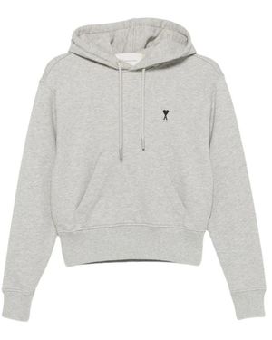 Ami Paris Hoodies - Grey