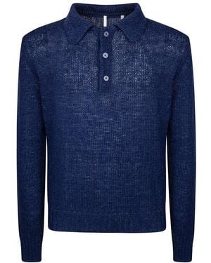 sunflower Round-Neck Knitwear - Bleu