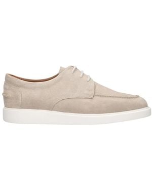 Stefano Lauran Schoenen ,Leer Star 10 Veterschoenen - Wit