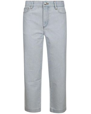 A.P.C. Denim Sailor Jeans Met Ritssluiting - Grijs