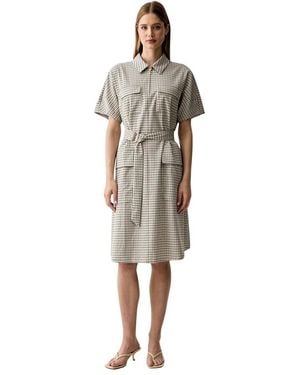 Mos Mosh Gweni Flared Dress - Grijs