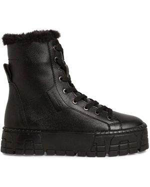 Tamaris Lace-Up Boots - Black