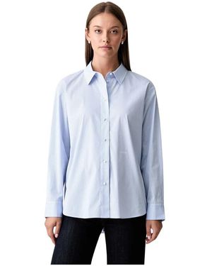 Joop! Casual Katoenen Shirt - Blauw