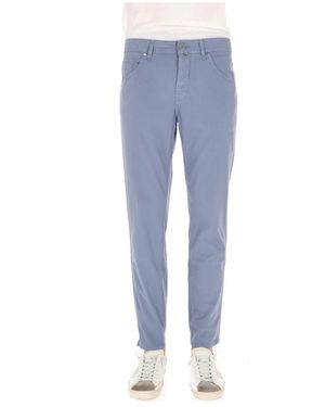 Jacob Cohen Broeken ,Blauw ,Katoen Scott 5-Pocket Broek