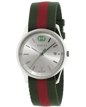 Gucci Reloj G-Timeless, 38 Mm - Gris