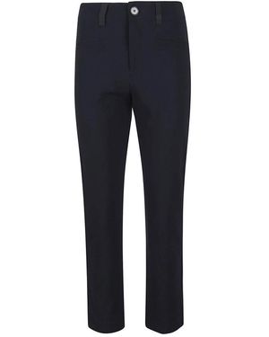High Straight Trousers - Azul