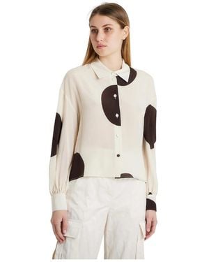 Erika Cavallini Semi Couture Shirts - Natural