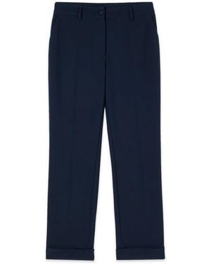 Oltre Cropped Trousers - Azul