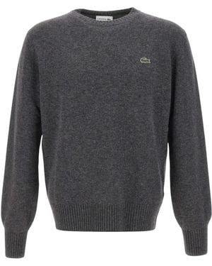 Lacoste Round-Neck Knitwear - Gris