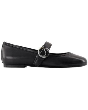 Coperni Mary Jane Ballerina's Met Gespdetail - Zwart