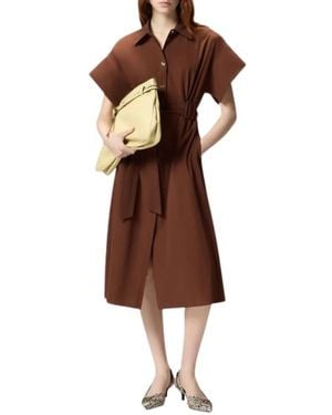 Pinko Shirt Dresses - Brown
