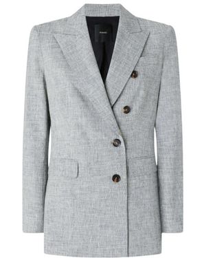 Pinko Jassen ,Grijs ,Katoen Amalfi Jas