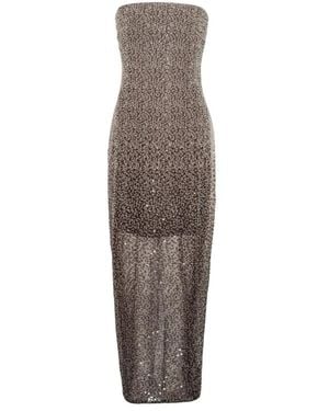 ROTATE BIRGER CHRISTENSEN Party Dresses - Marrón