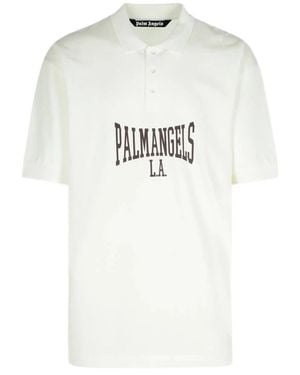 Palm Angels Polo Shirts - Blanco