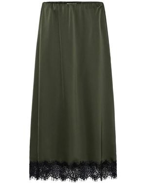 Ichi Maxi Skirts - Verde