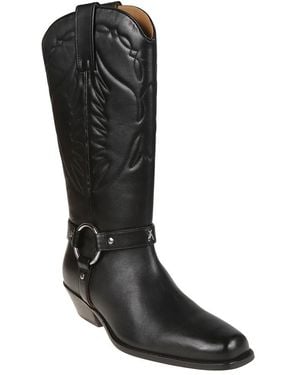 Patrizia Pepe Cowboy & Biker Boots - Black