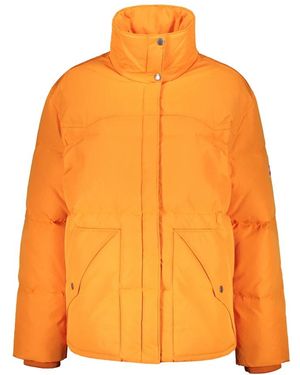 KENZO Daunenjacke Mit Reißverschluss Und Druckknöpfen - Orange