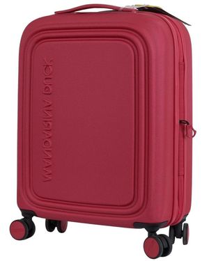 Mandarina Duck Logoduck+ Uitbreidbare Cabine Trolley - Rood