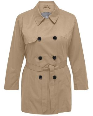 Only Carmakoma Valerie Trenchcoat - Naturel