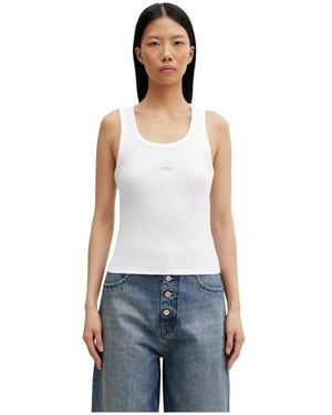 Vetements Sleeveless Tops - Azul