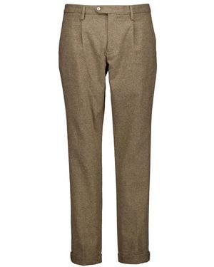Mason's Broeken ,Groen ,Katoen Torino City 1 Pinces Chino - Grijs