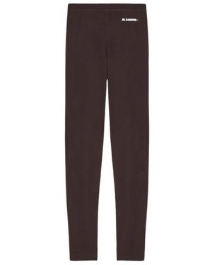 Jil Sander Ganache Leggings - Bruin