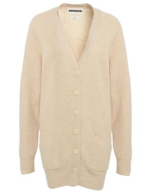 Crush Beiger Strick-Cardigan Aw25 - Natur
