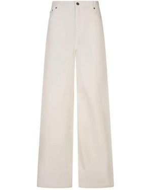 Chloé Wide Trousers - Blanc