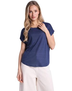 Not Shy Zoe T-Shirt - Blauw