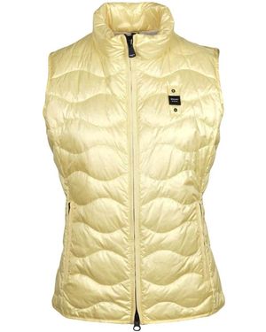 Blauer Jassen ,Geel ,Smanicato Vest - Metallic