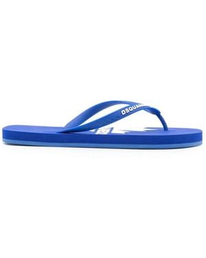 サンダル Dsquared Rubber Thong Sandal Dsquared DSQUARED2 BE ICON FLIP FLOPS Beach Sandals Thong
