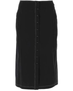 Low Classic Midi Skirts - Black