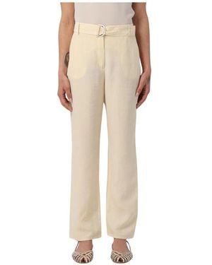 Liu Jo Wide Trousers - Natural