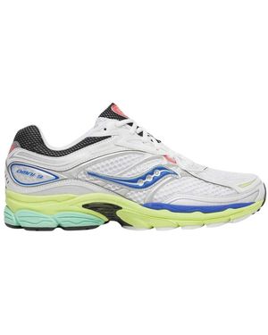 Saucony Fitness ,Wit ,Pro Grid Omni 9 - Blauw