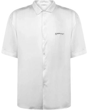 ih nom uh nit Short Sleeve Shirts - White