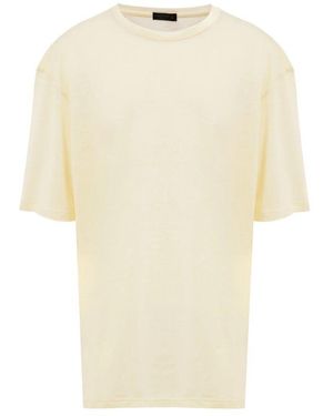 Corneliani T-Shirts - Natural