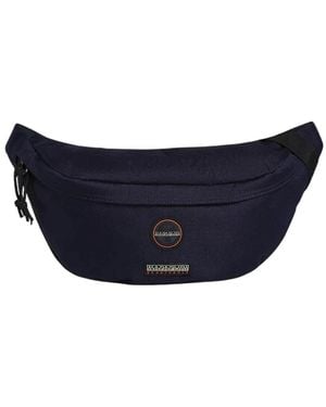 Napapijri Blaue Polyester Voyage Bauchtasche