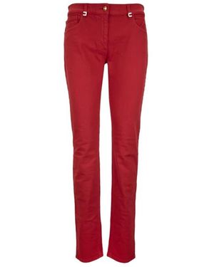 Elisabetta Franchi Slim-Fit Jeans - Red