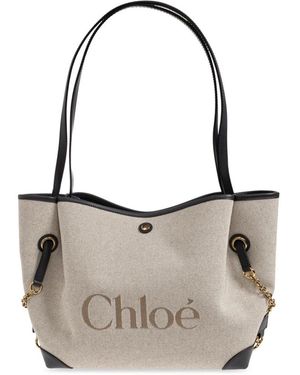 Chloé Tote Bags - Gris