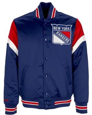 Mitchell & Ness Bomber Jackets - Blue