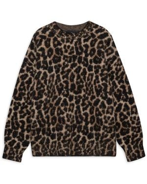 Anine Bing Round-Neck Knitwear - Black