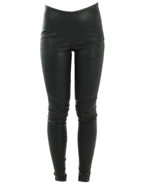 Butterfly Copenhagen Leather Trousers - Black