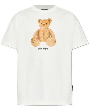 Palm Angels T-Shirts - Bianco