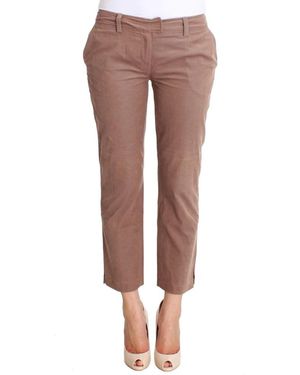 CoSTUME NATIONAL Cropped Trousers - Brown