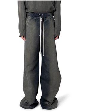Rick Owens Wide Jeans - Gris
