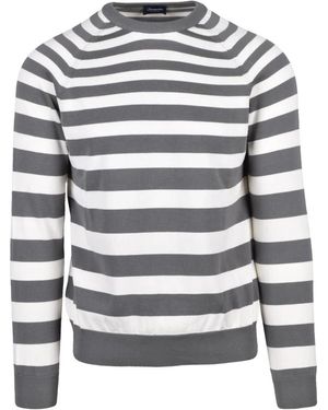 Drumohr Round-Neck Knitwear - Blu