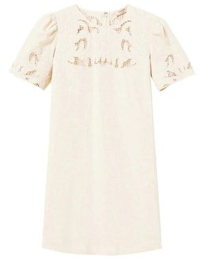 Twinset Short Dresses - Natural