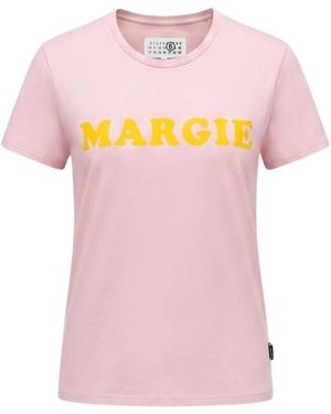 MM6 by Maison Margiela T-Shirts - Pink