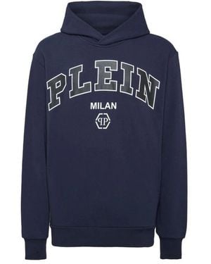 Philipp Plein Hoodies & Sweatvesten ,Blauw ,Accessories